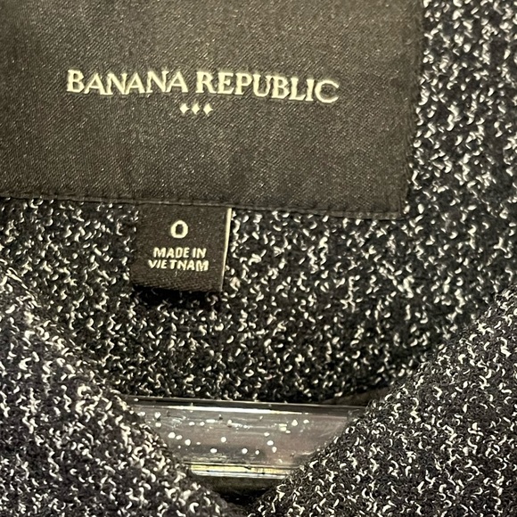 Banana Republic Factory Mixed Media Moto Jacket size 0 - Picture 5 of 8